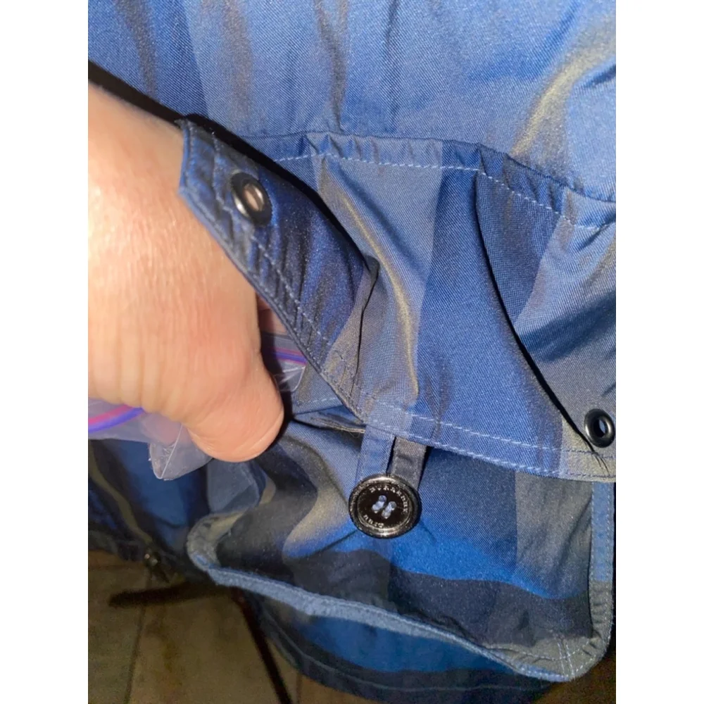 Women's Burberry Brit Plaid Jacket Size 10 Blue Gray - Picture 6 of 15